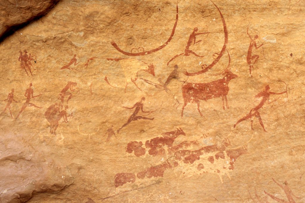 pitture rupestri di caccia