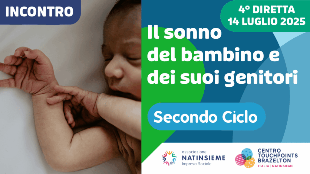 Incontro formativo online sulla sicurezza del sonno del bambino piccolo e dei suoi genitori